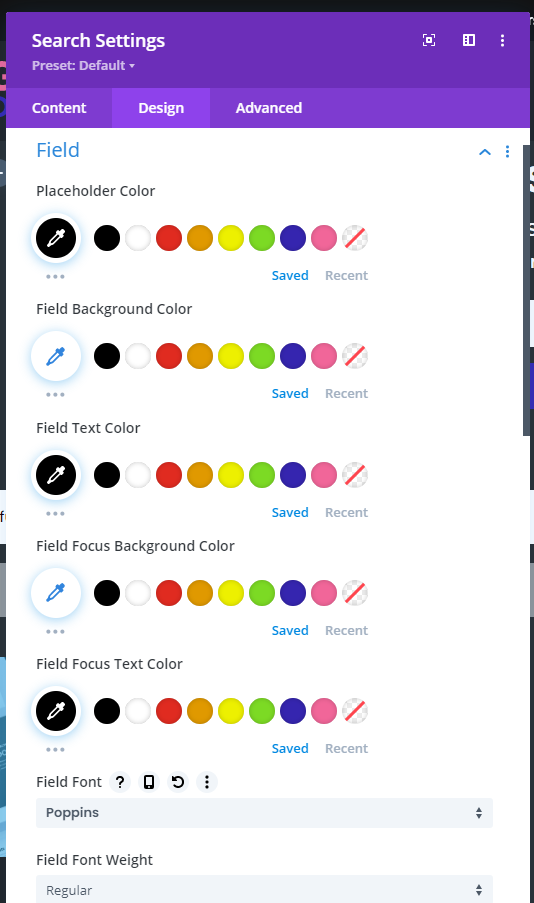 How to style or customize Divi search module