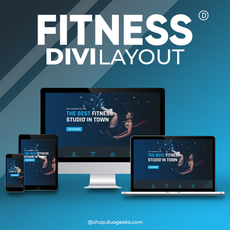 Divi Fitness Layout