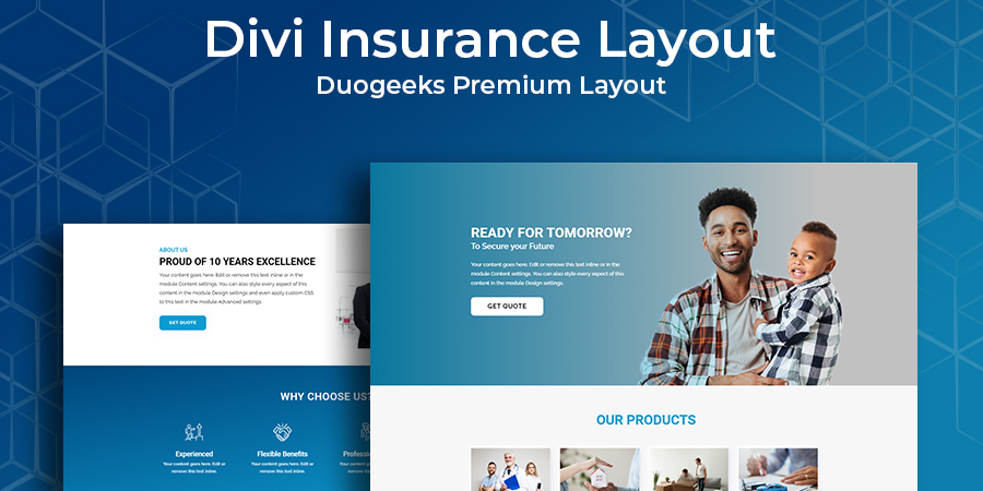 Divi Insurance Layout