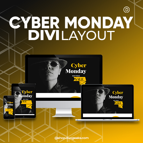 Divi Cyber Monday Layout