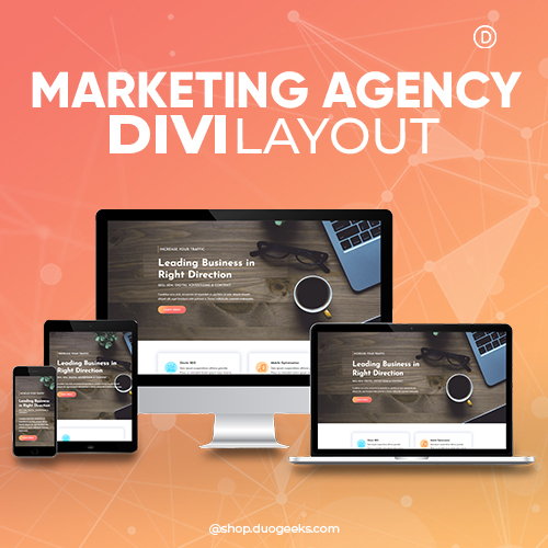 Divi Marketing Agency Layout