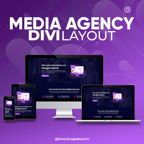 Divi Media Agency Layout