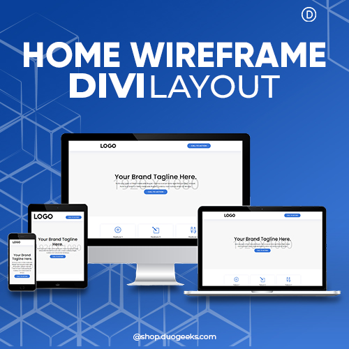 Divi Wireframe Layouts