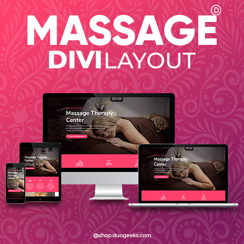 Divi Massage Layout Elegant