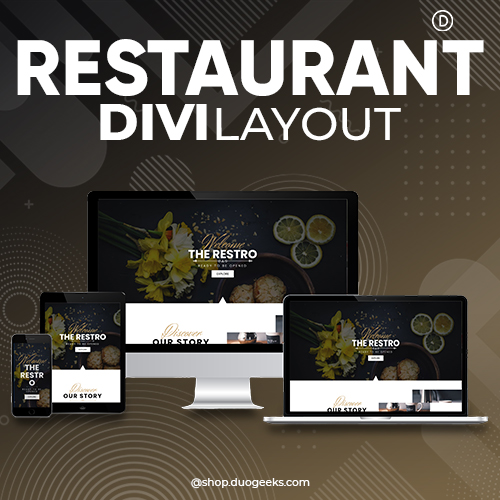 Divi Restaurant Layout 3
