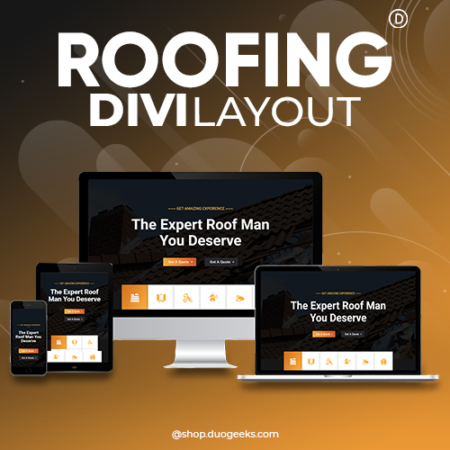 Divi Roofing Layout