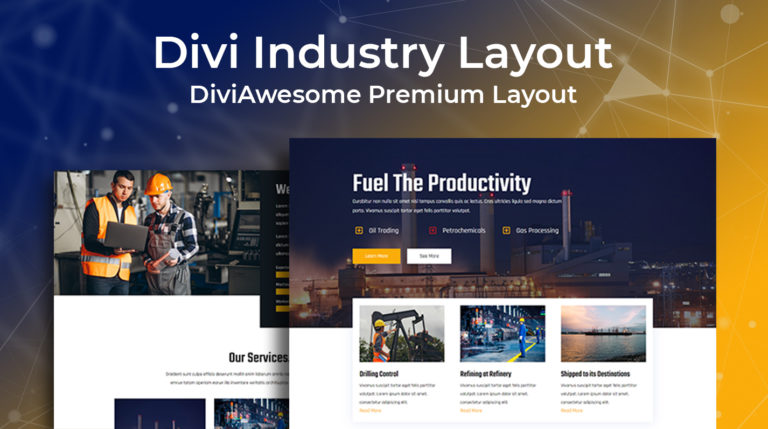Divi Industry Layout Land