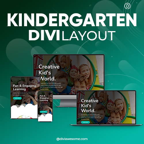Divi Kindergarten Layout