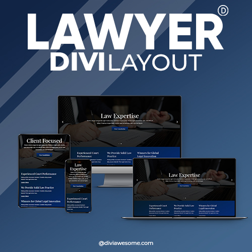 Divi Lawyer Layout