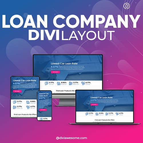Divi Loan Company Layout