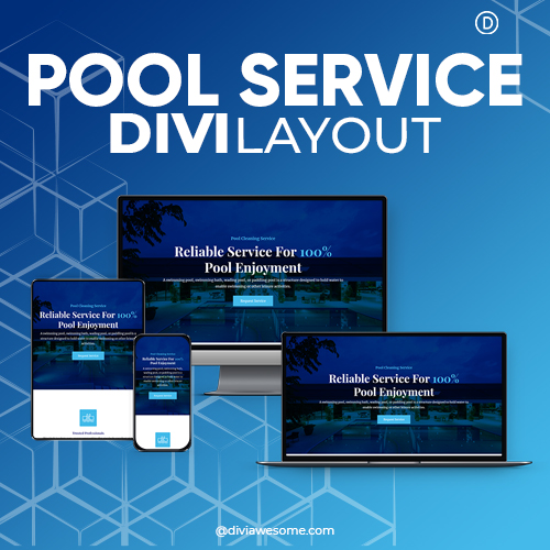 Divi Pool Service Layout