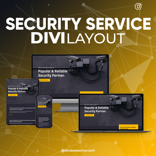Divi Security Service Layout