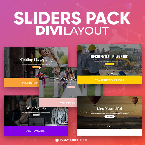 Divi Sliders Layout Pack