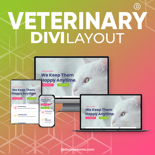 Divi Veterinary Layout