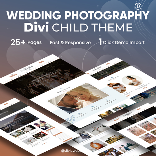 Divi wedding Photography Child Theme