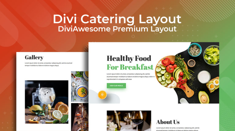 Divi Catering Layout Land