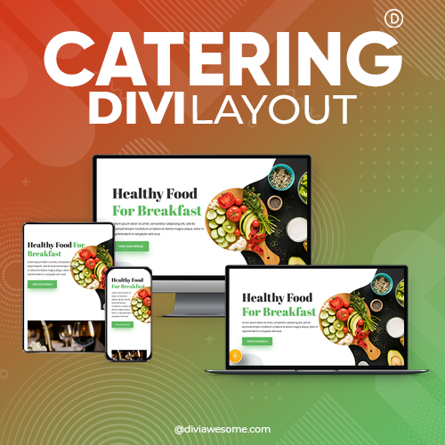 Divi Catering Layout