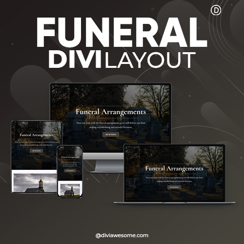 Divi Funeral Layout