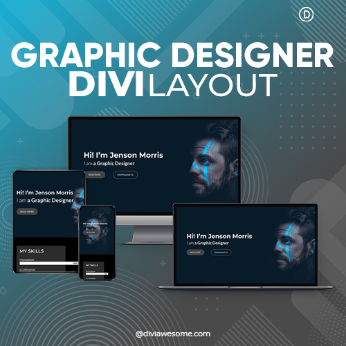 Divi Graphic Designer Layout