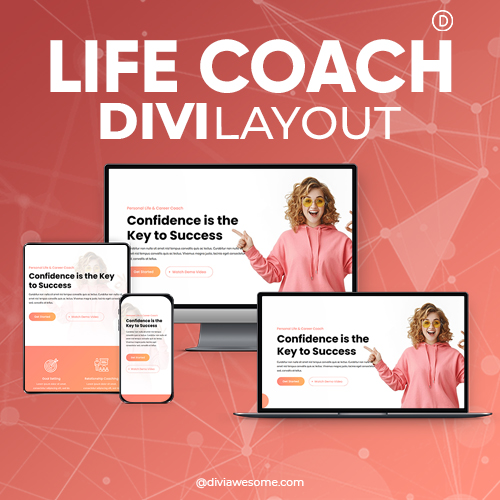Divi Life Coach Layout