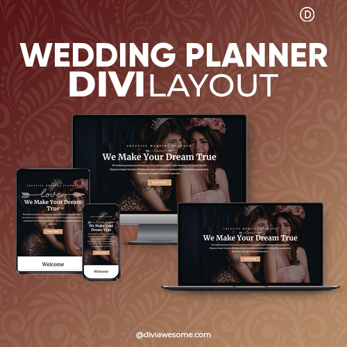 Divi Wedding Planner Layout