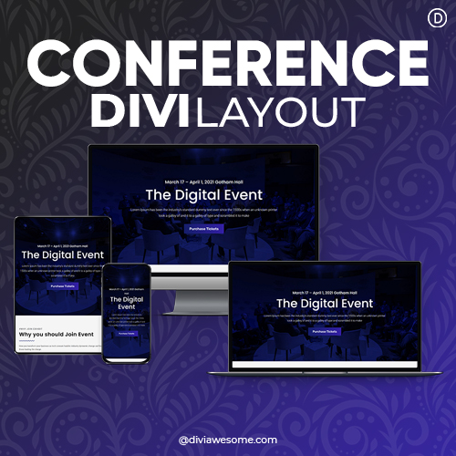 Divi Conference Layout