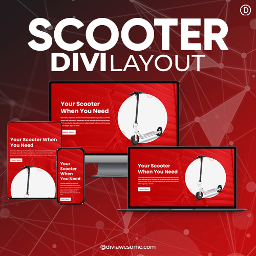 Divi Scooter Layout