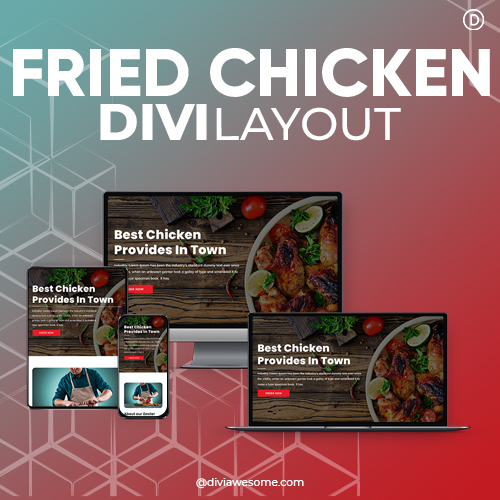 Divi Fried Chicken Layout