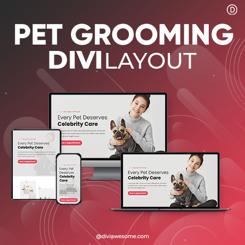 Divi Pet Grooming Layout
