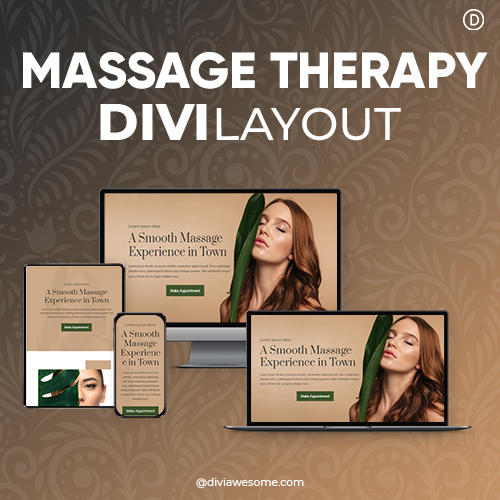 Divi Massage Therapy Layout