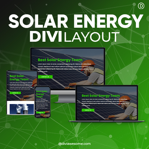 Divi Solar Energy Layout 3