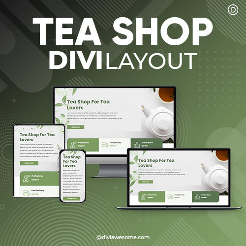 Divi Tea Shop Layout