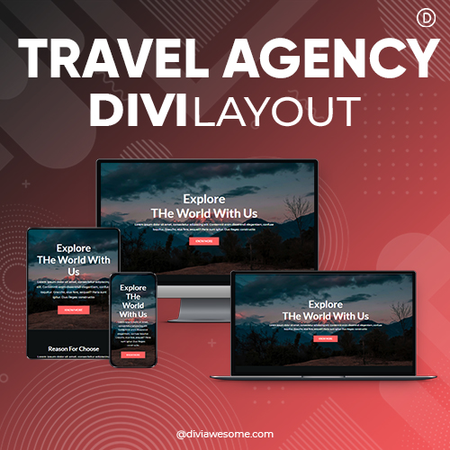 Divi Travel Agency Layout