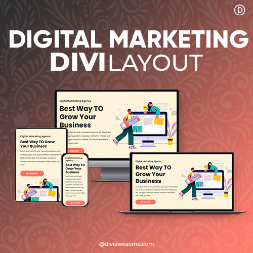 Divi Digital Marketing Layout 3