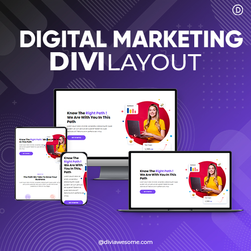 Divi Digital Marketing Layout