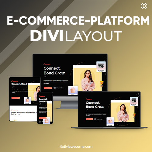 Divi E-commerce Platform Layout