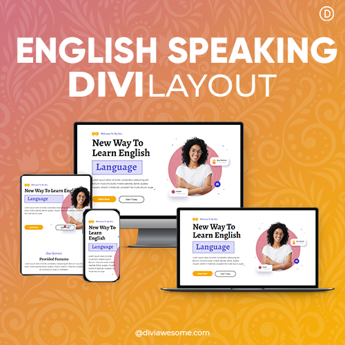 Divi English Speaking Layout