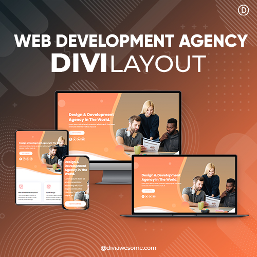 Divi Web Development Agency Layout