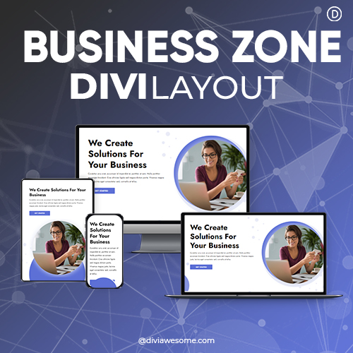 Divi Business Zone Layout