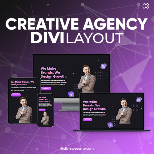 Divi Creative Agency Layout 3