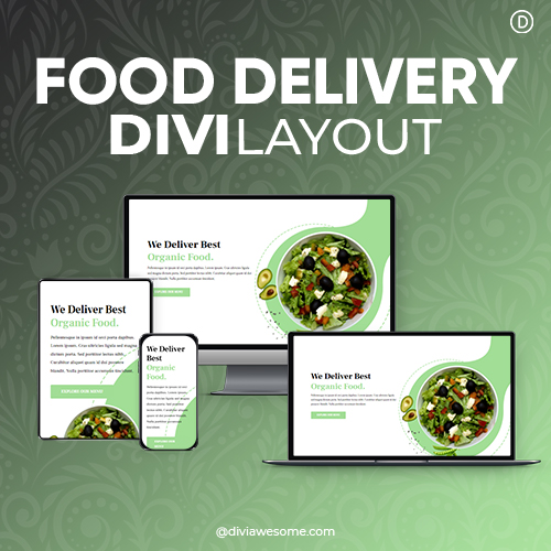 Divi Food Delivery Layout 2