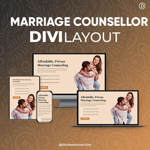 Divi Marriage Counsellor Layout
