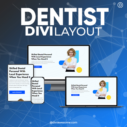 Divi Dentist Layout 3