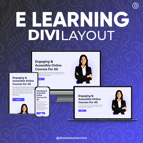 Divi E-learning Layout 2