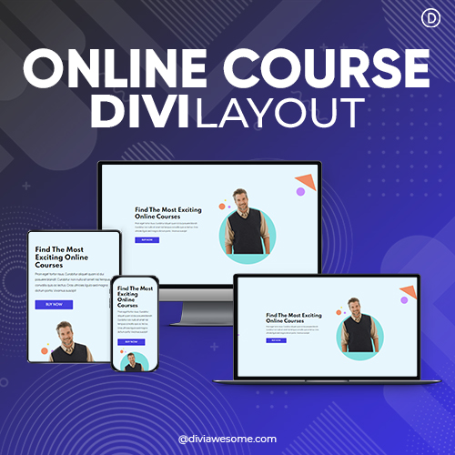 Divi Online Course Layout
