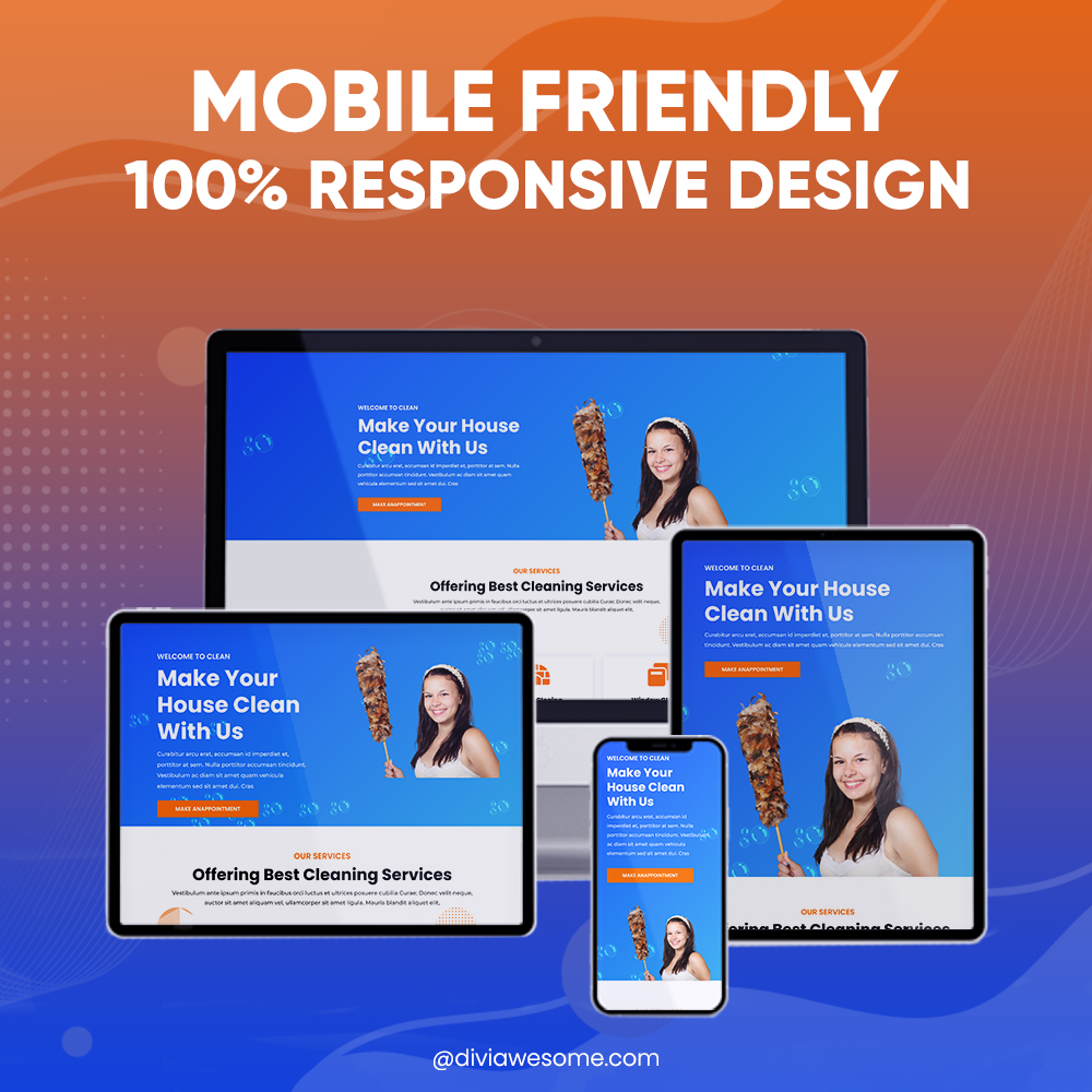 Divi Cleaner Layout responsive