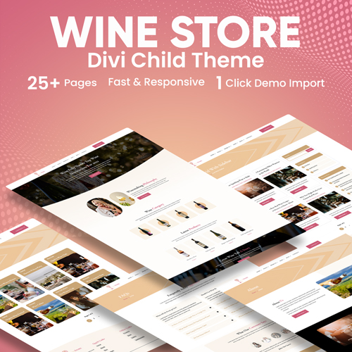 Wine Store Divi Child Theme