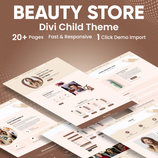 Beauty-Store Divi Child Theme