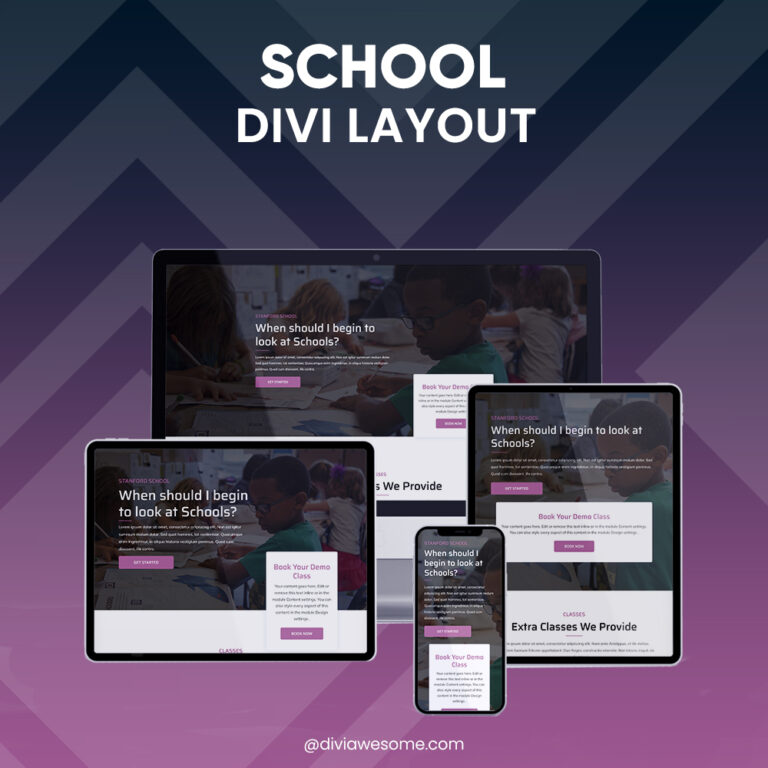 Divi-School-Layout-Awesome-Divi-Layouts