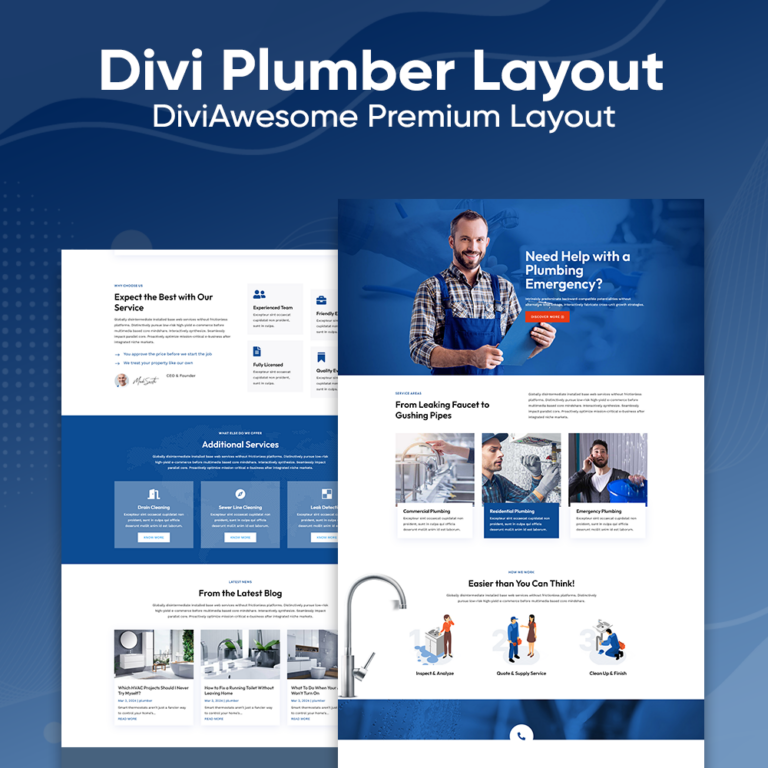 DIVI plumber